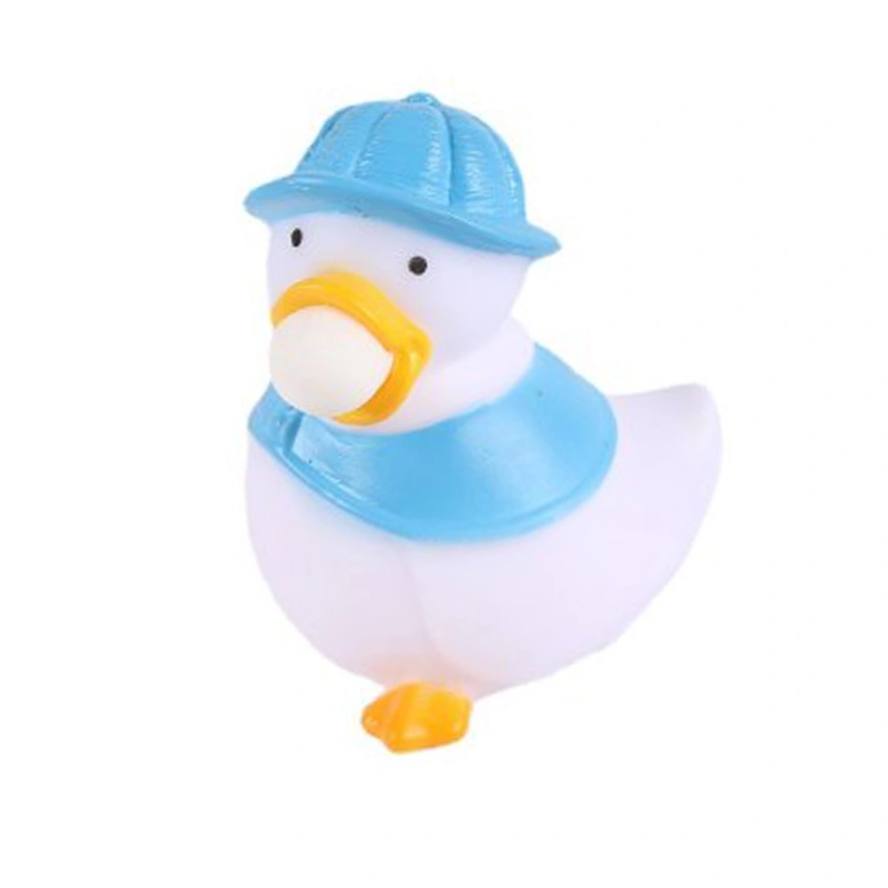 Stress Ball Duck Squeezy Bubbles Reduce Anxiety Soft Stretchy Ball for Children and Adults Blue