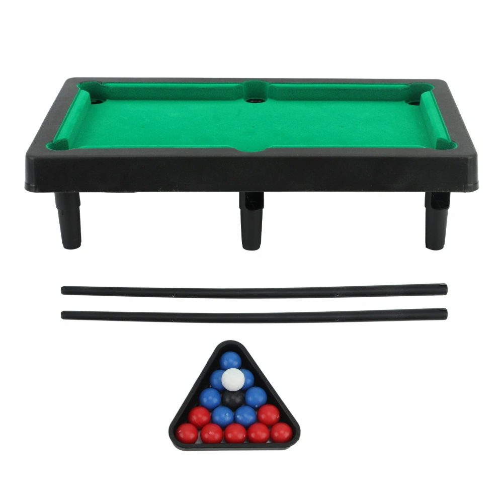 Mini Pool Table Interactive Simulation Miniature Billiard Pool Game Set for Desktop Decoration Ornament