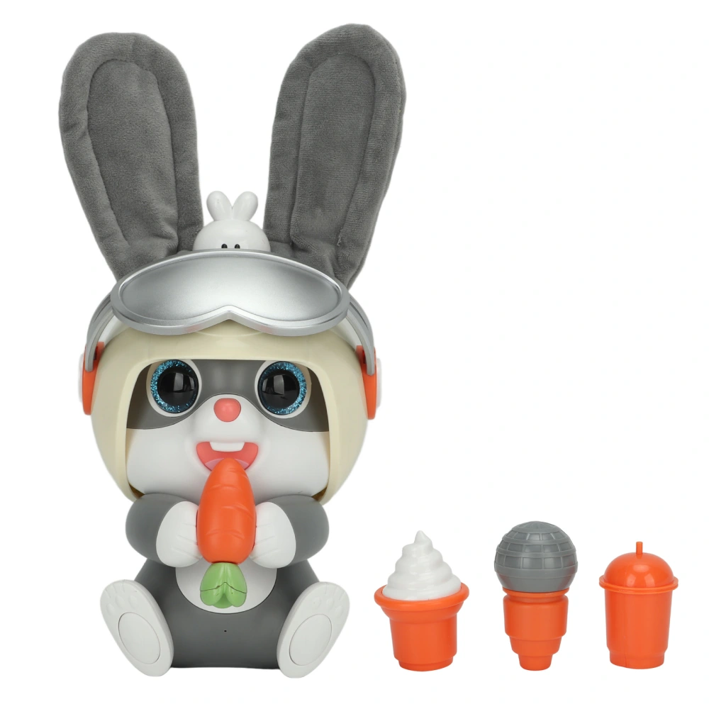 Music Robot Bunny Toy for Kids Intelligent Induction Voice Control Interactive Bunny Toy