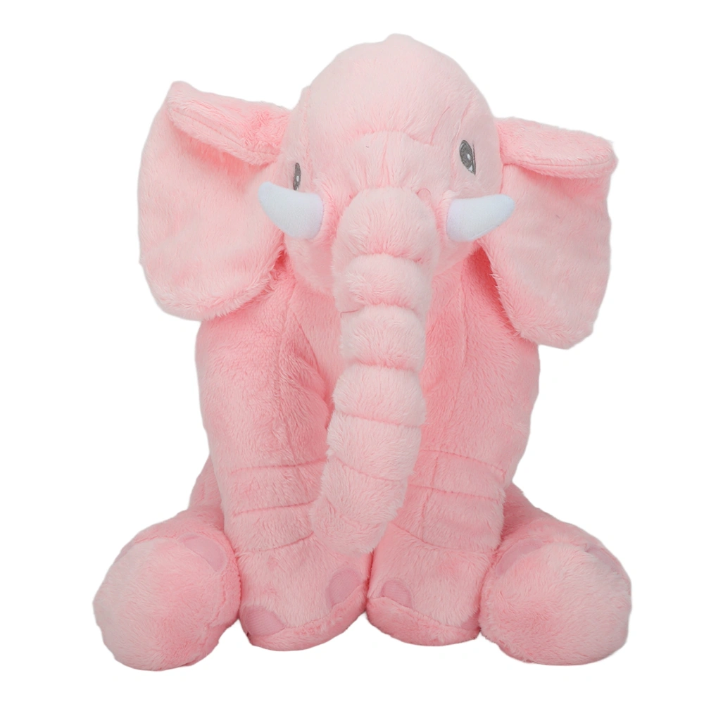 Children Soft Funny Elephant Plush Toy Throw Pillow Home Bedroom Cute Animal Stuffed Toy Decoration Pink