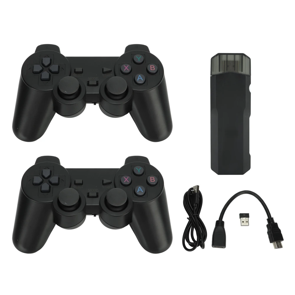 4K Video Game Console Various Games Wireless Joystick Gaming System for Double Players English 32G