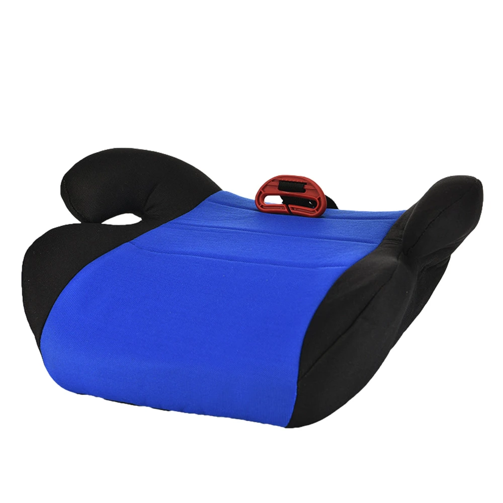 Backless Booster Car Seat Portable Prevent Skid Travel Booster Safety Seat for 3 To 12 Years Old Kids Blue