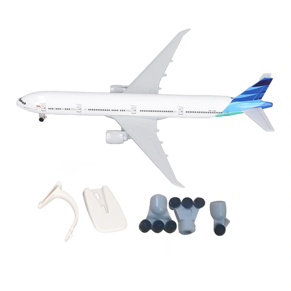 Metal Aircraft Model Alloy Simulated Accurate Scale Stable Base Home Decor Plane Model B777