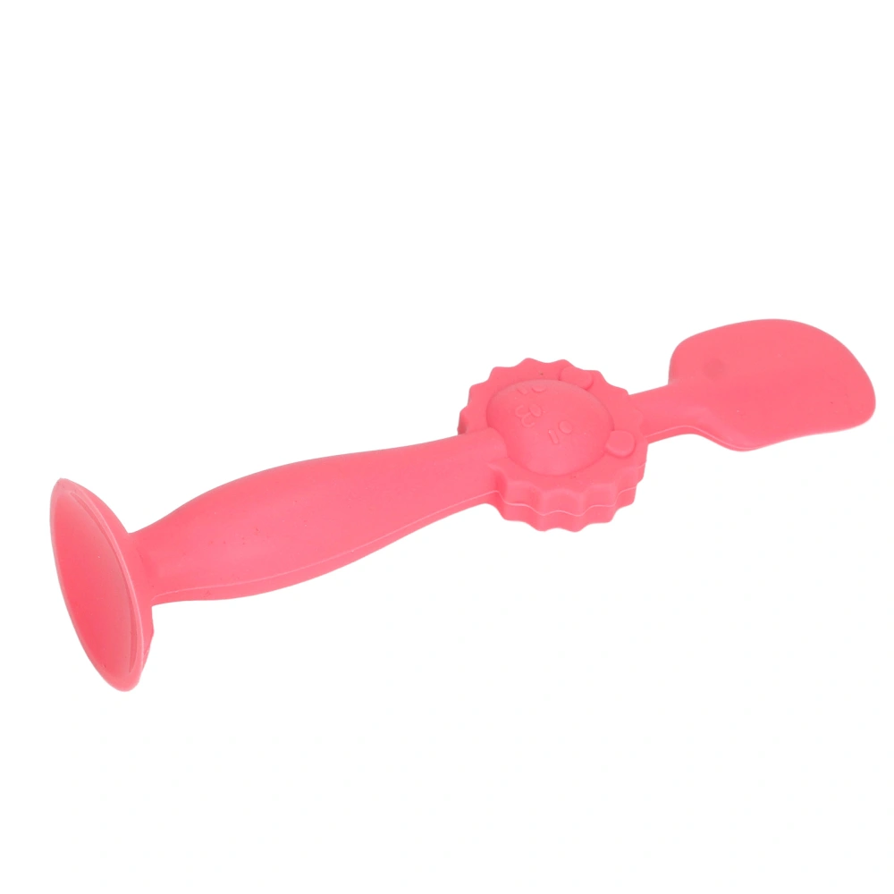 Baby Butt Cream Applicator Soft Silicone Skin Friendly Suction Base Diaper Cream Spatula Red