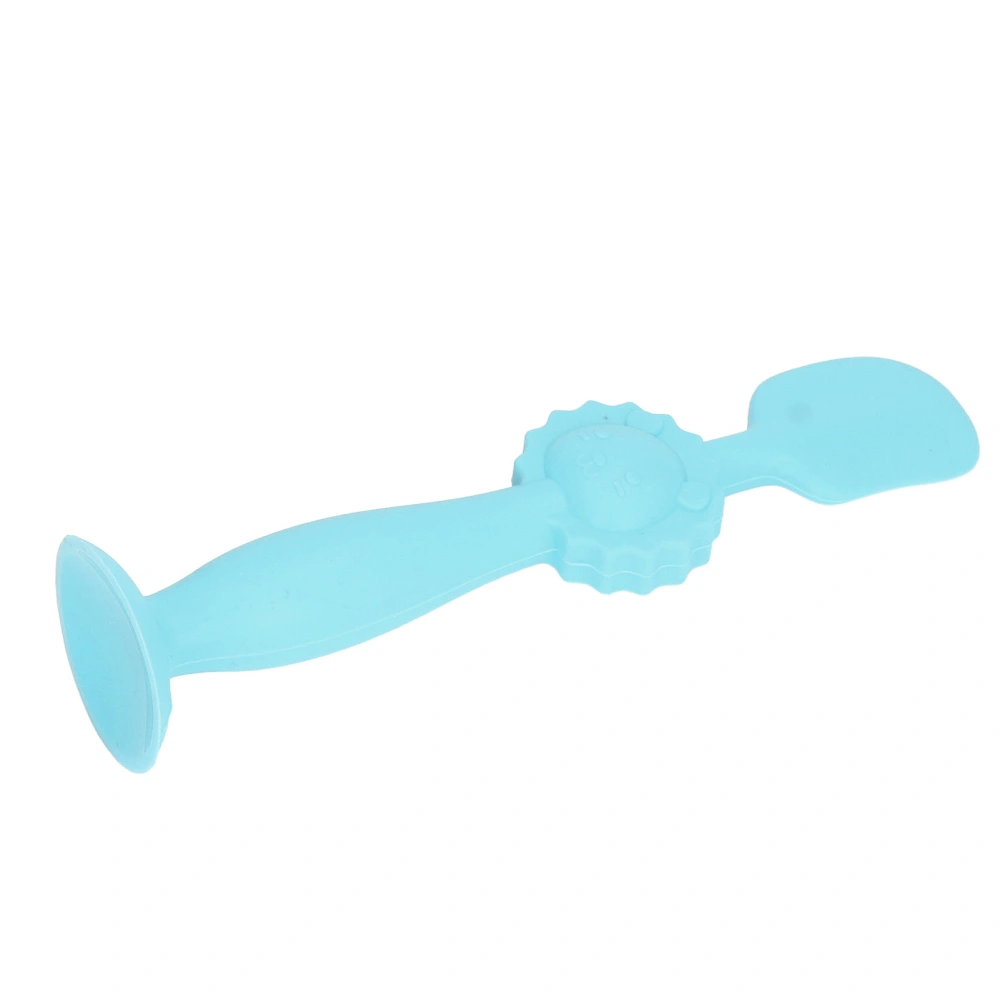 Baby Butt Cream Applicator Soft Silicone Skin Friendly Suction Base Diaper Cream Spatula Blue