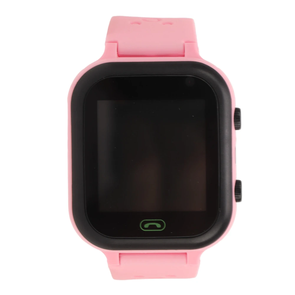 Children Intelligent Voice Watch IP67 Waterproof Tracker Touch Screen Kids Smart Alarm Watch Pink