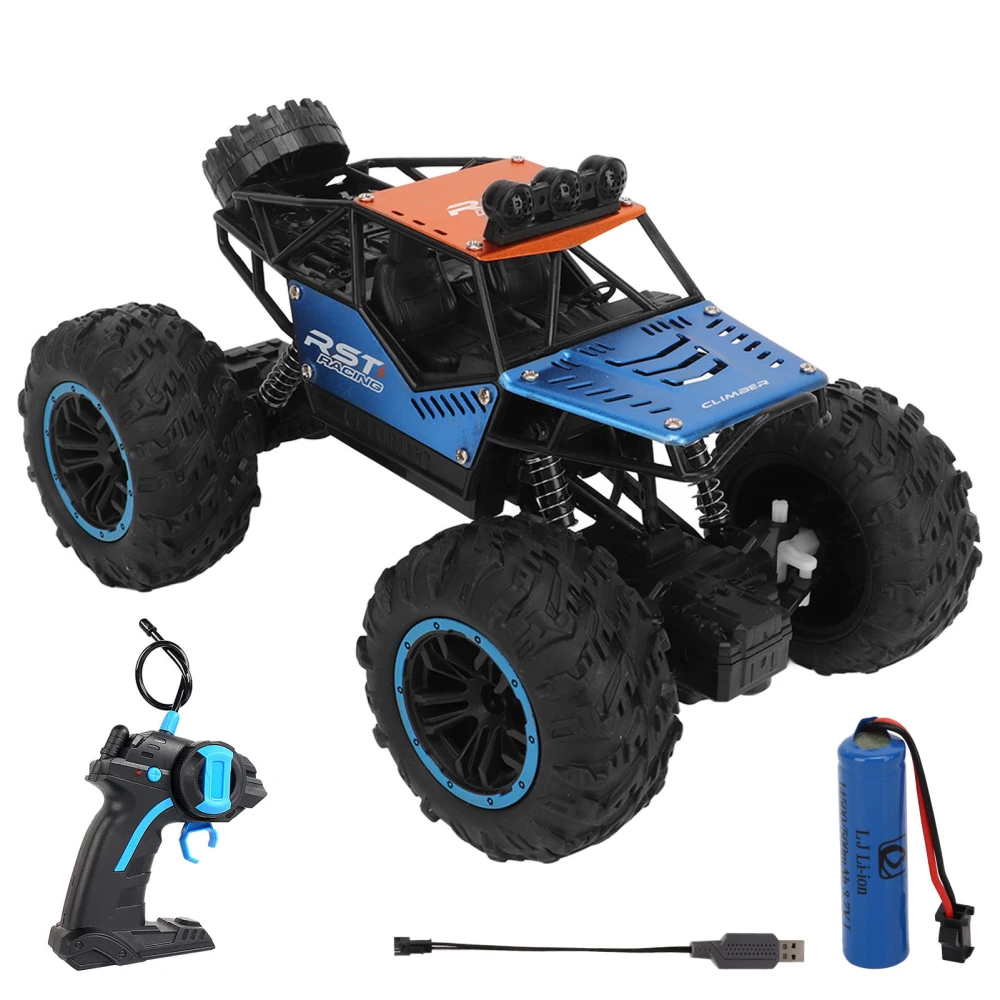 Remote Control Stunt Car 360 Degree Rotating 4 Wheel Drive RC Car Vehicle Toy for Kids Blue