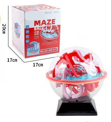 Maze Ball Interactive 7inch Educational 3D Gravity Maze Game Puzzle Ball Toy Gifts for Kids Teens Adults