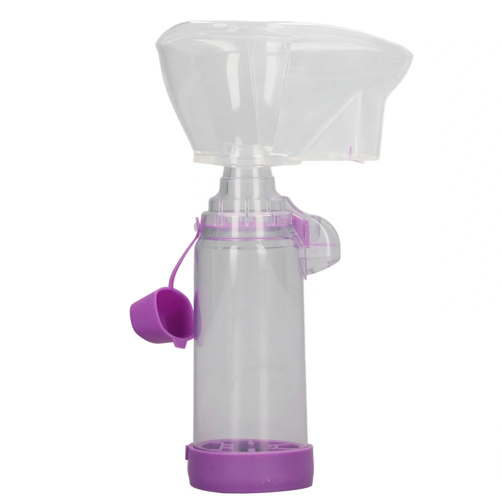 Inhaler Spacer 175ml Capacity With Silicone Cover Clear Chamber Sealed Aerosol Spacer for Medicine Absorb