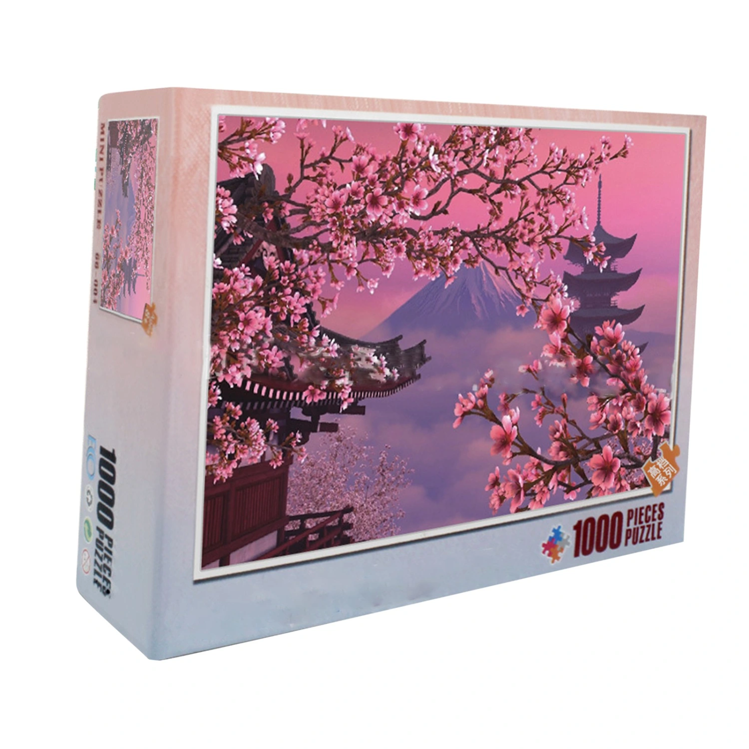 1000 Pieces Sakura Jigsaw Puzzle Cartoon Anime Challenging Sakura Puzzle DIY Toys for Kids Adults
