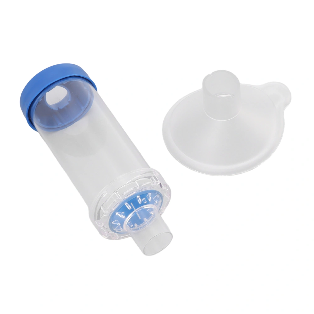 Oral Nasal Inhaler Breathing Spacer with Silicone Face Cover Safe Nebulizers Breath Spacer