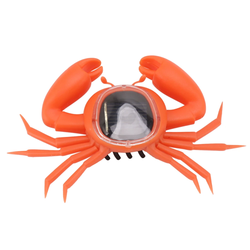 Solar Powered Crab Toy Realistic Simulation Teaching Learning Solar Crab Model Toy for Children