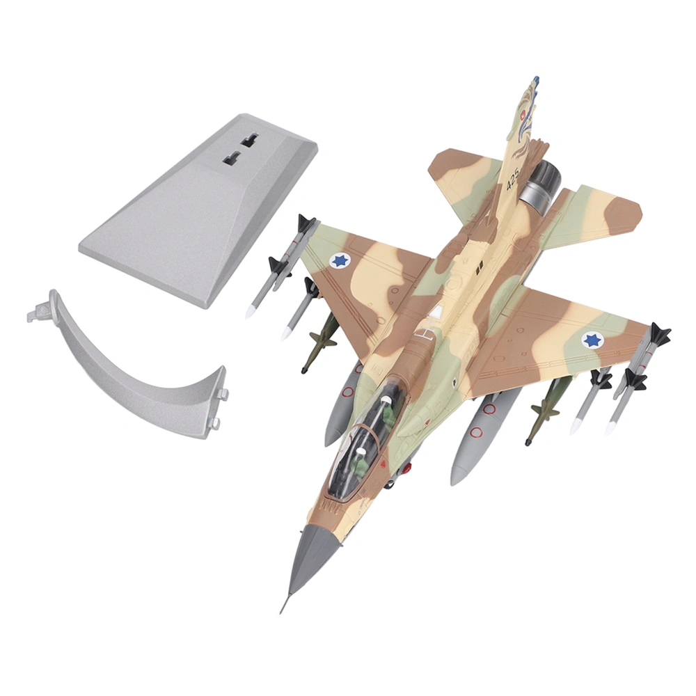 1:72 Scale F 16I Fighter Planes Model Streamlined Body Alloy Stimulated Airplane Collection Model