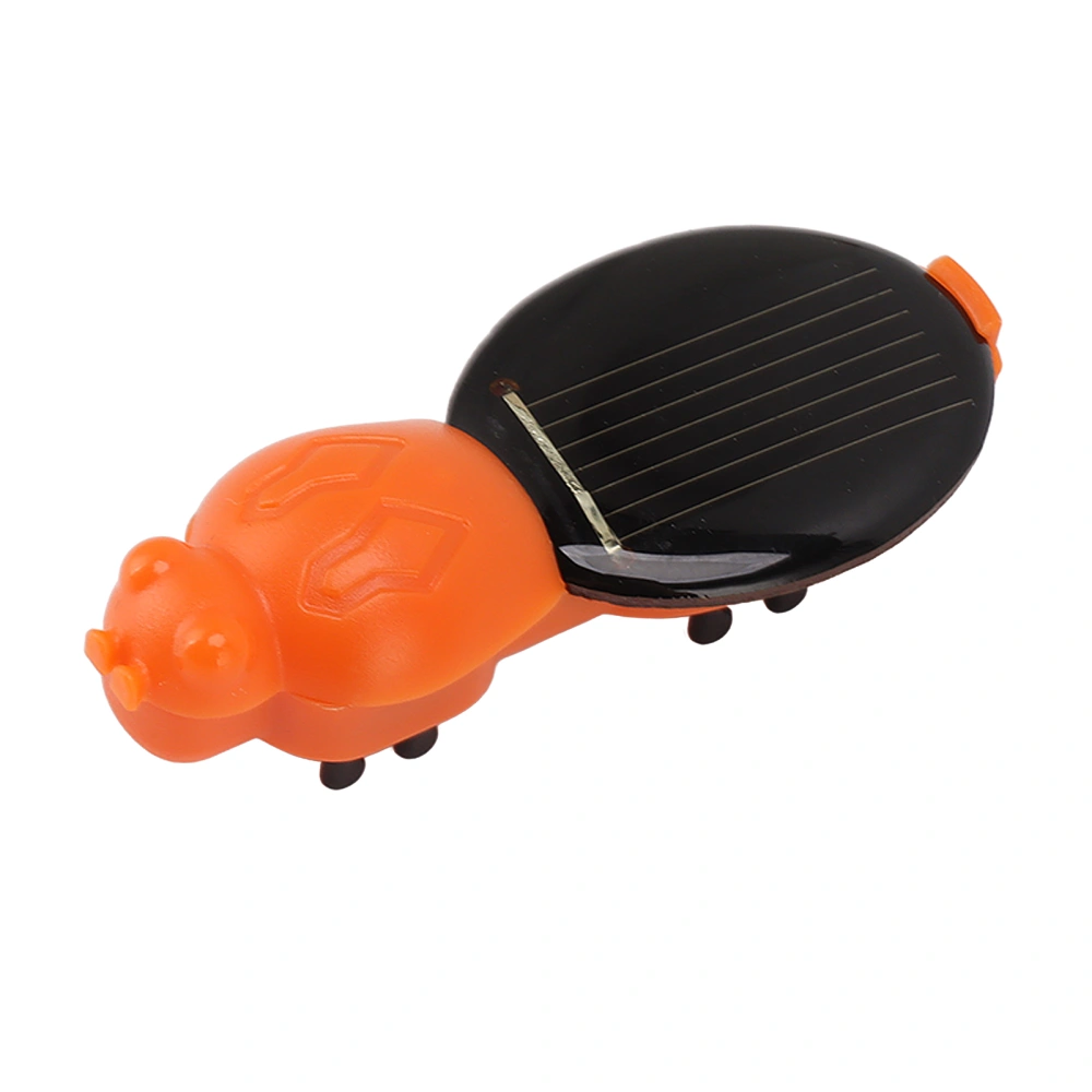 Simulated Insect Model Realistic Solar Powered Teaching Aid Lifelike Insect Model Toy Black Orange