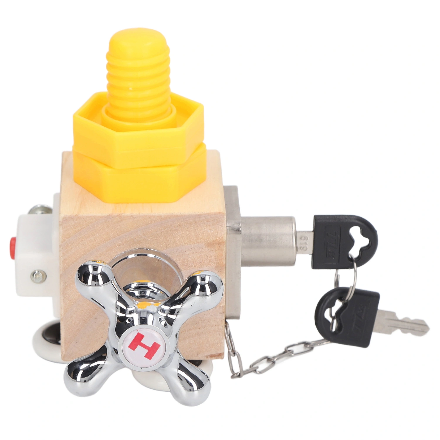 Kids Learning Locks Sensory Toy Improve Coordination Fingertip Educational Lock Key Toy