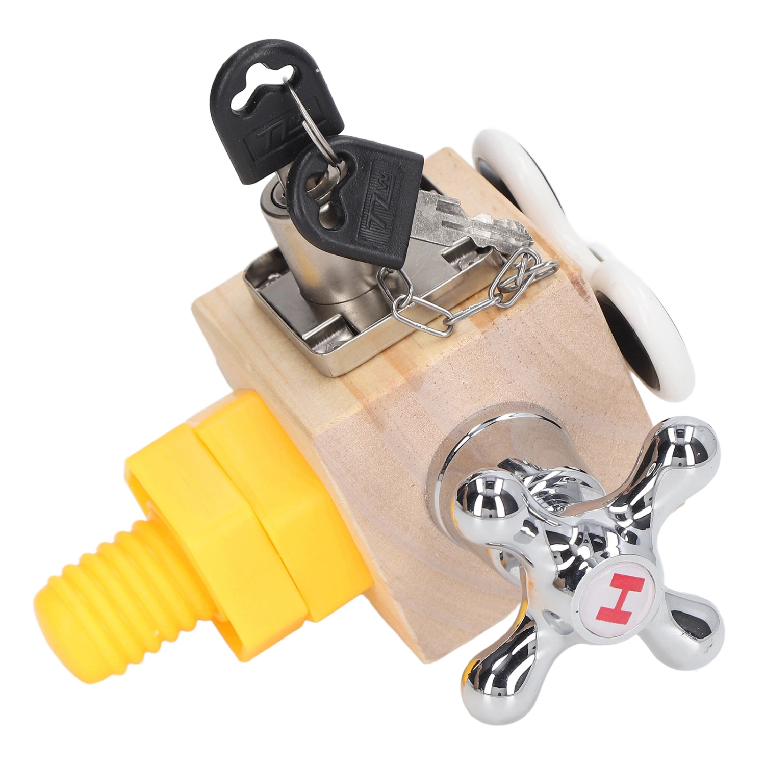 Kids Learning Locks Sensory Toy Improve Coordination Fingertip Educational Lock Key Toy
