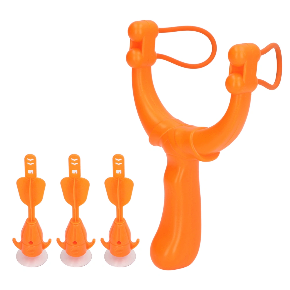 Children LED Slingshot Toy Kid Indoor Outdoor Funny Slingshot Suction Cup Dart Set Competition Toy