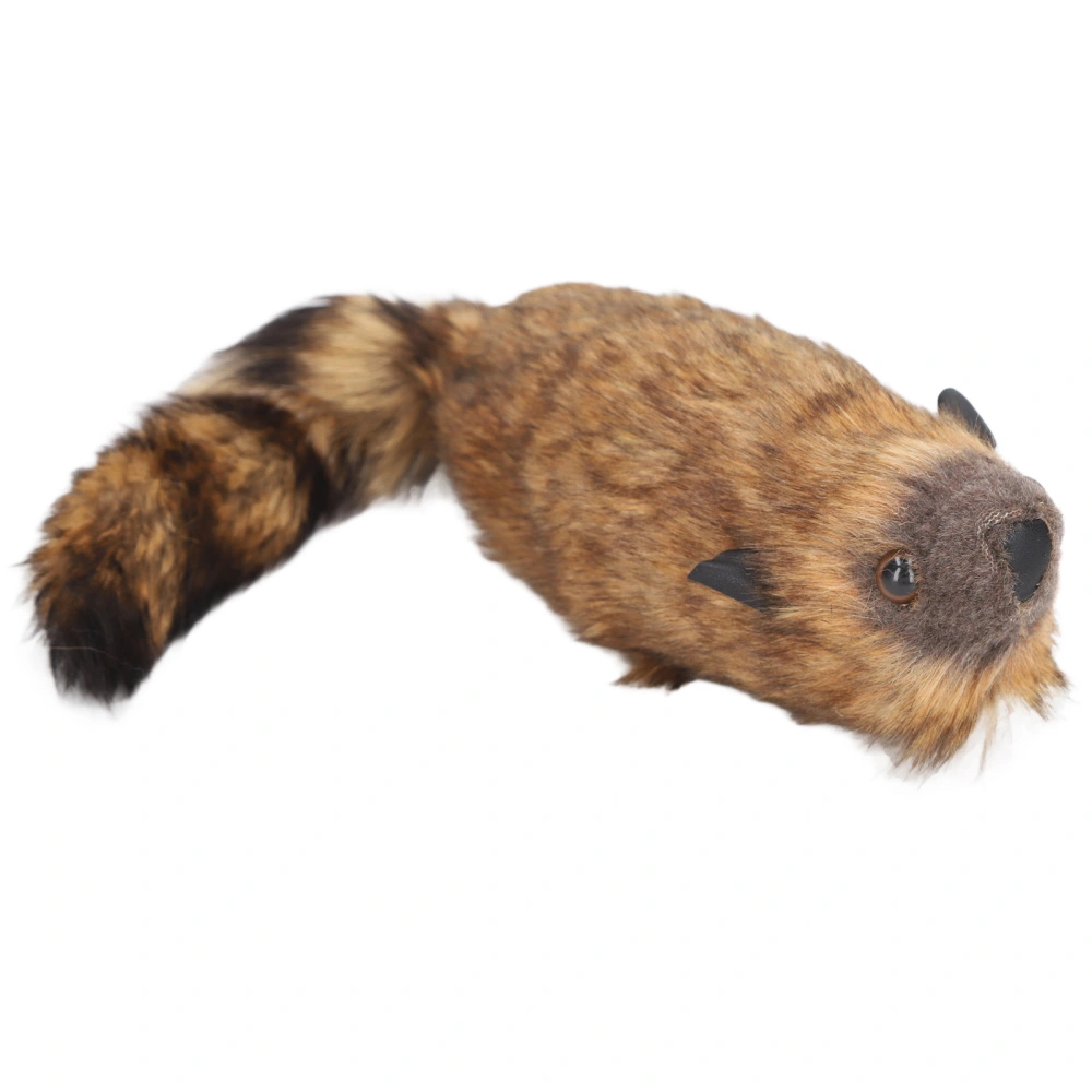 Tricks Spring Raccoon Toy High Simulation Soft Plush Stage Performance Animal Props