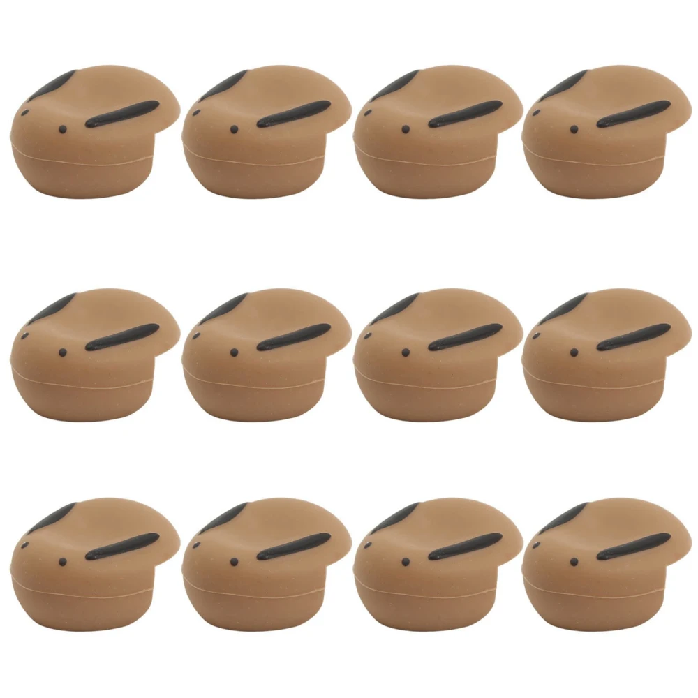 12 Pcs Corner Guards Bunny Shape Safe Baby Proofing Furniture Corner Guard Corner Protectors Coffee