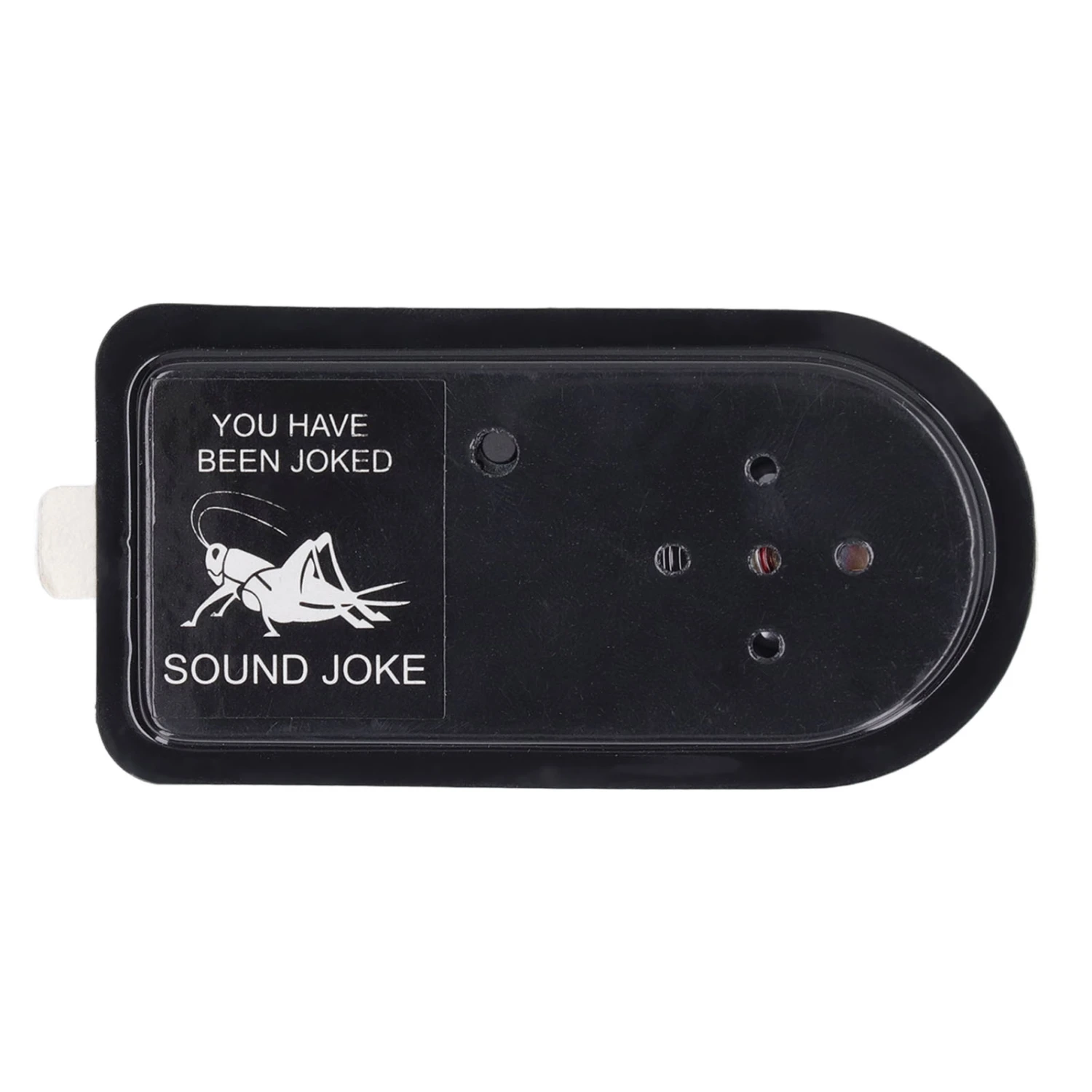 Crickets Sound Toy Auto Turn Off Back Adhesive Sticker Annoying Noise Maker Prank Toy Black