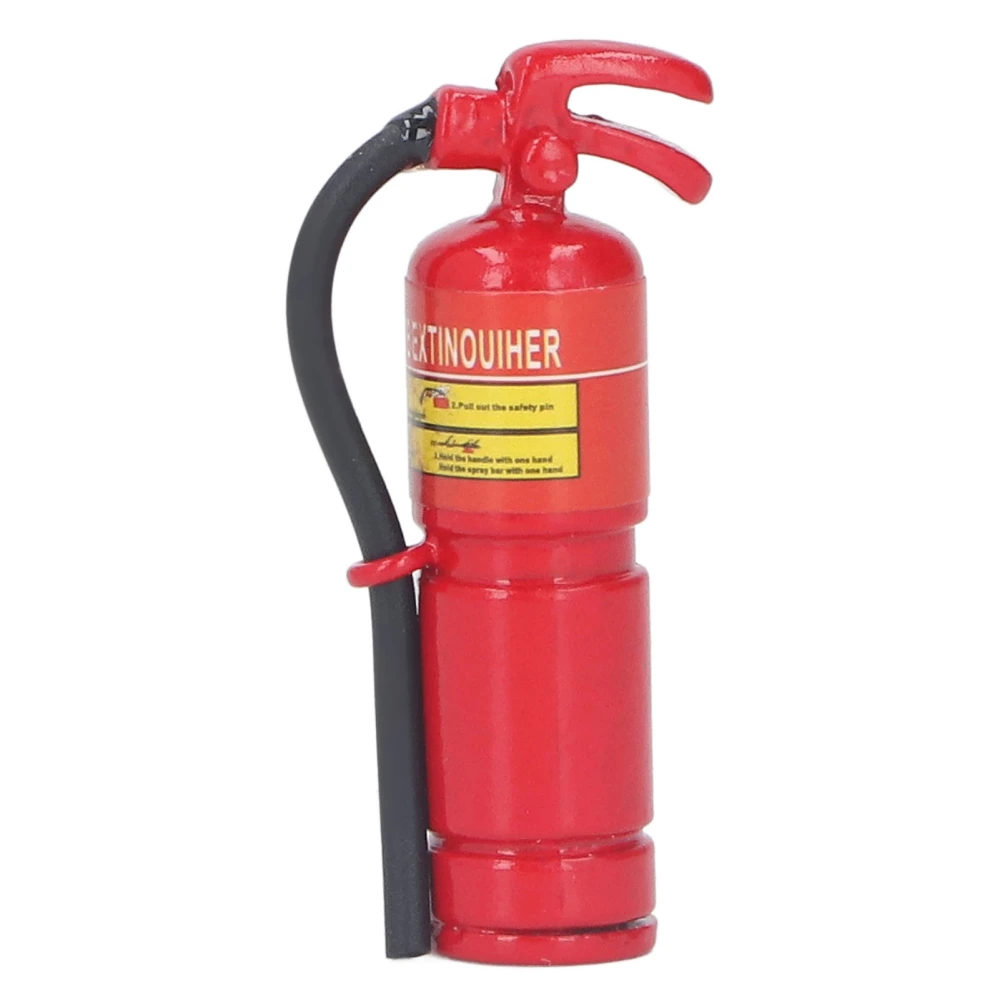 Dollhouse Fire Extinguisher Mininature 1:12 Scale Alloy Model Decorative Accessories S