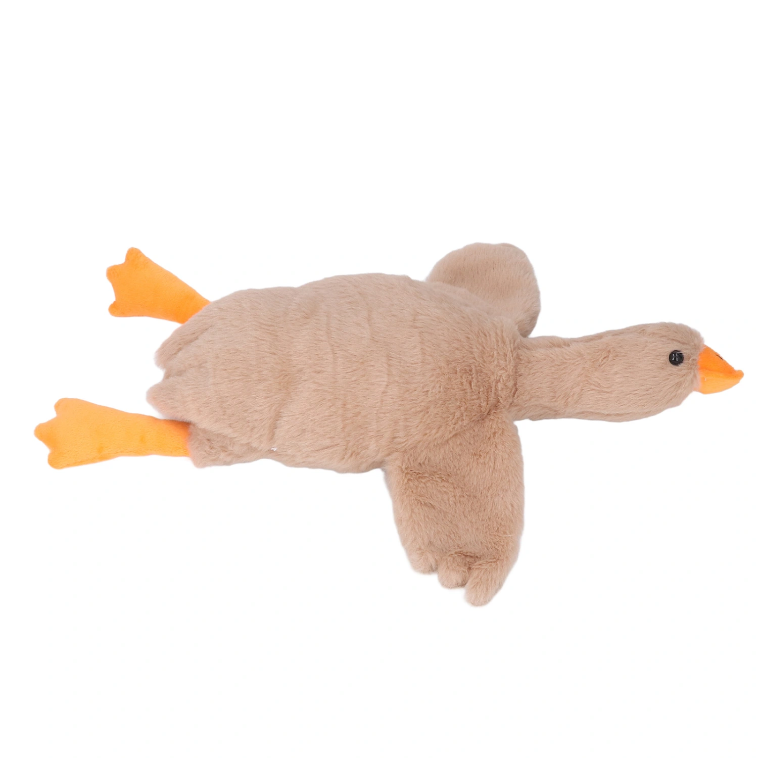 Stuffed Goose Toy Children Adult Cute Soft Plush Animal Toy Throw Pillow Bedroom Decoration for Sofa Brown
