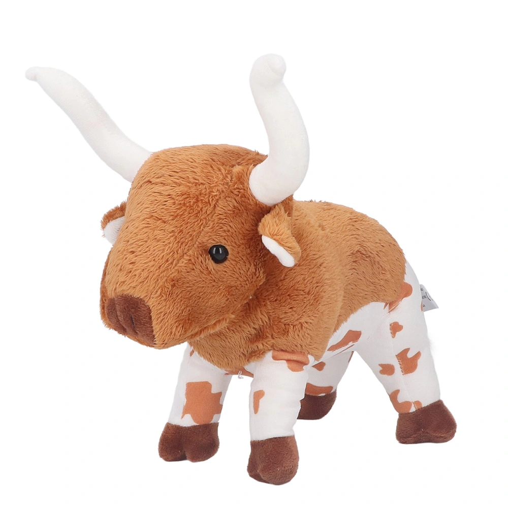 Animal Doll Stuffed Cattle Toy Soft Cotton Plush Figure Home Decor for Family Friends