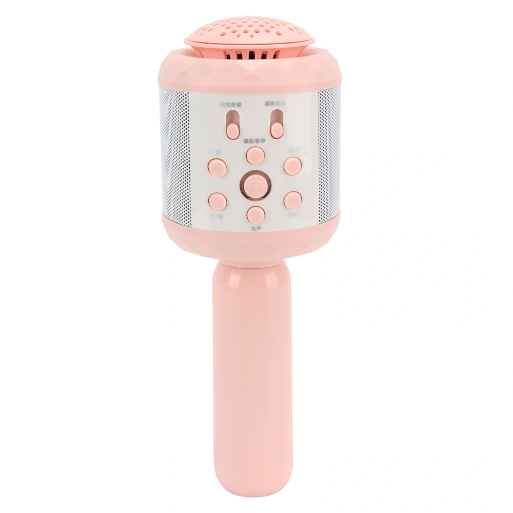 Children Microphone Wireless Bluetooth Professional Cute Handheld Mic Microphone Pink