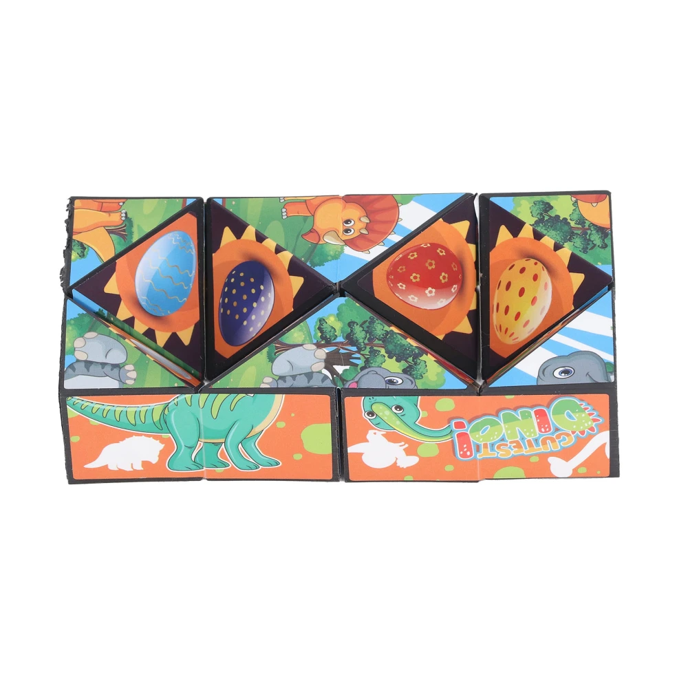 Transforming Speed Puzzle Shaped Shifting Educational 3D Relieve Stress Folding Puzzle Game Above 5 Years Old