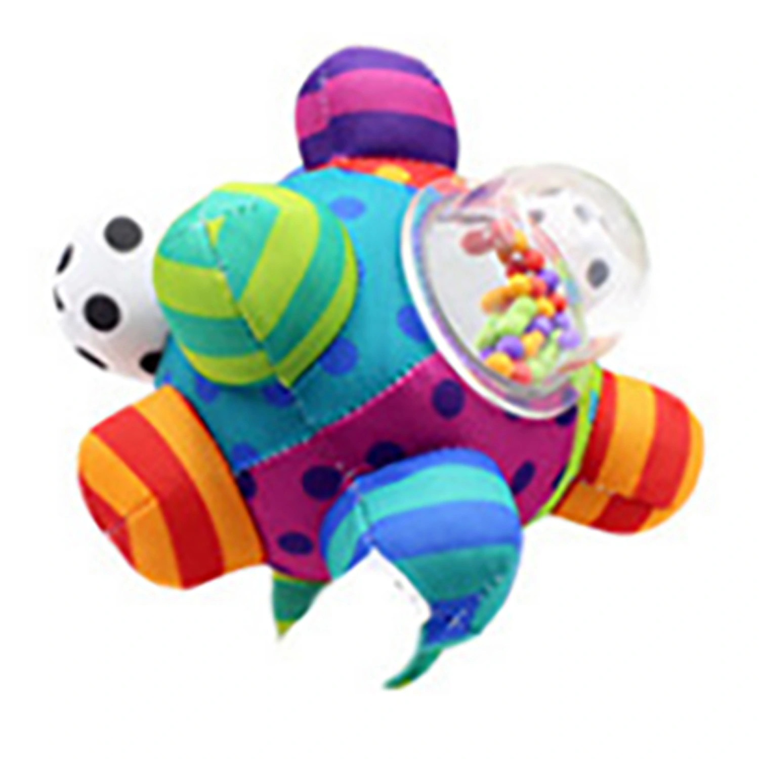 Baby Sensory Toy Fabric Soft Bright Color Early Learning Educational Grasping Activities Rattle Ball Toy Large