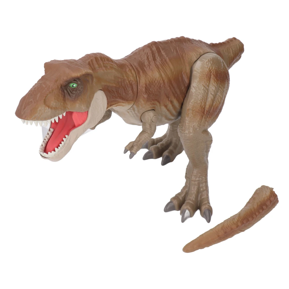 Dinosaur Model Toy Simulation Vivid Hand Painted Clear Texture Movable Joint Dinosaur Toy for Children Brown