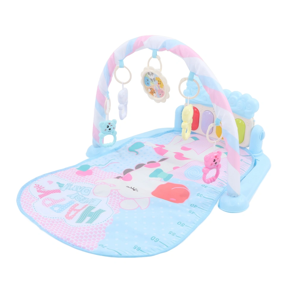 Baby Kick Play Piano Learning Toy Multifunctional Baby Play Mat with Piano Rattles for Baby Infant