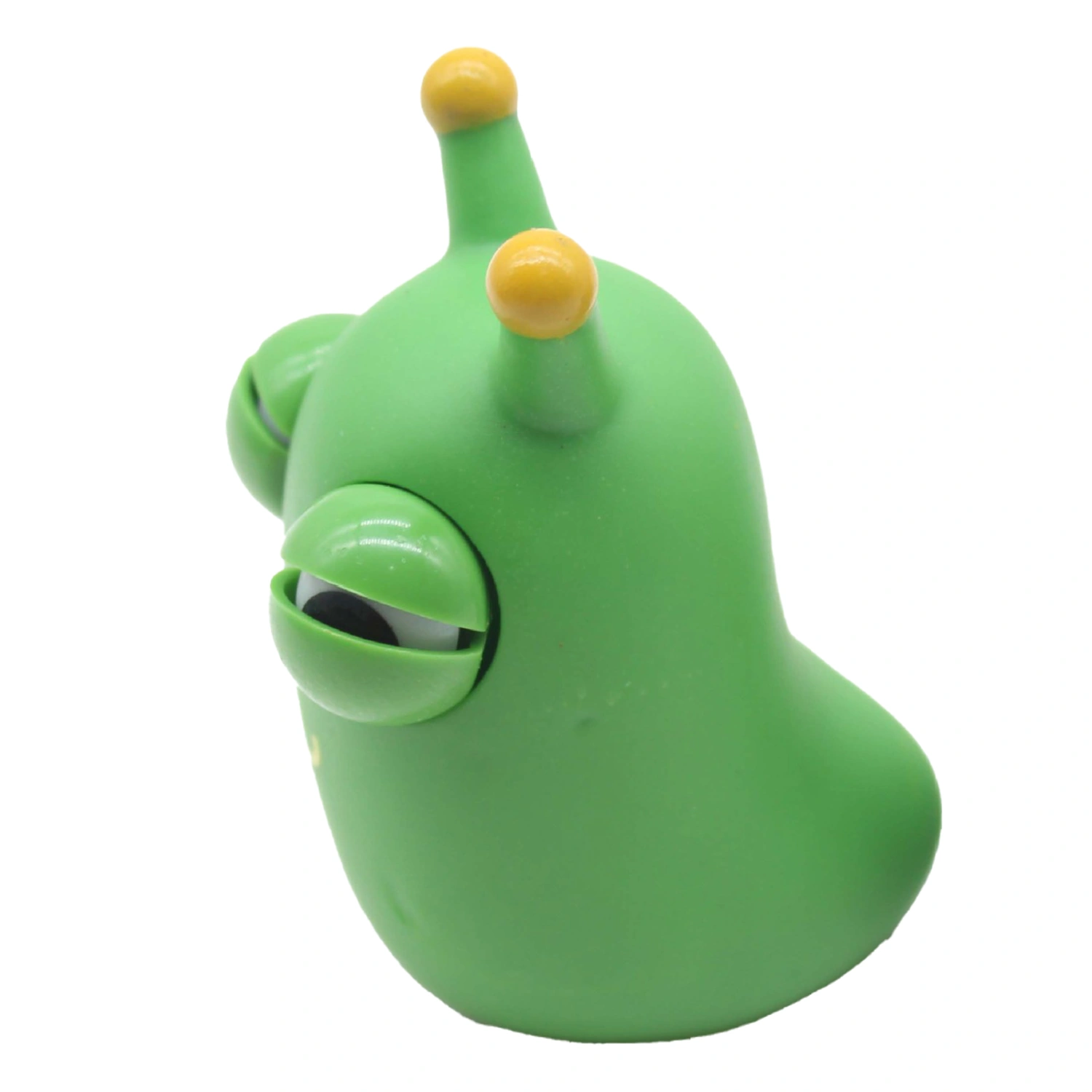 Squeeze Toy Cabbageworm Shaped Eyes Opening Stress Anxiety Relive Worm Pinch Sensory Toy
