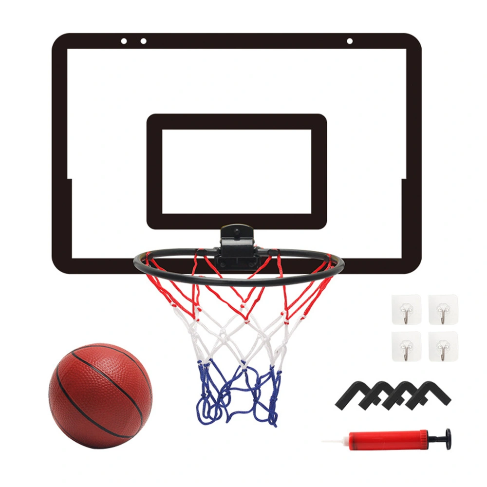 Indoor Mini Basketball Hoop Set Punch Free Hanging Type Mobile Mini Basketball Hoop for Door