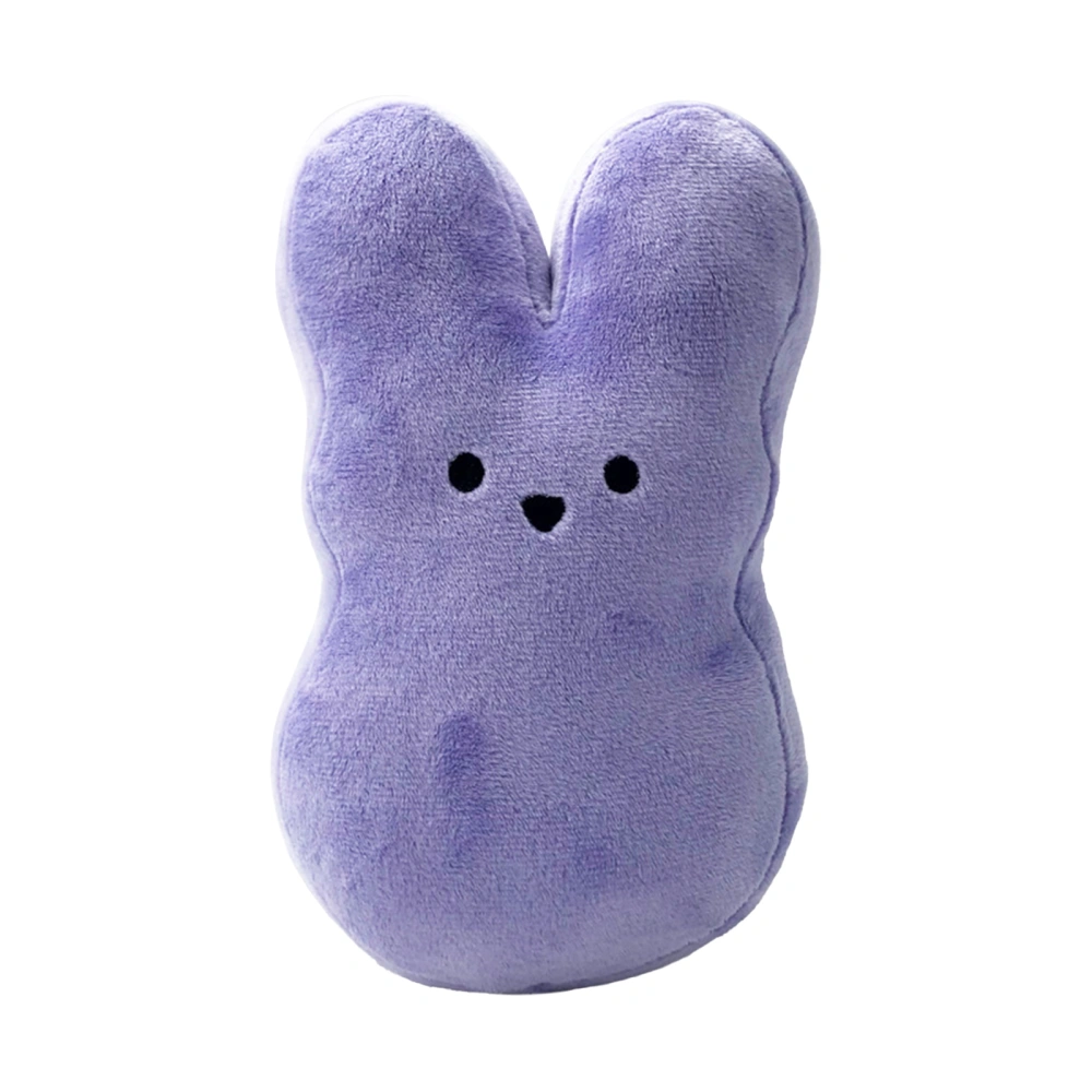 Peeps Bunny Ornament Easter Cartoon Bunny Ornament Easter Decoration Easter Plush Bunny (Purple)