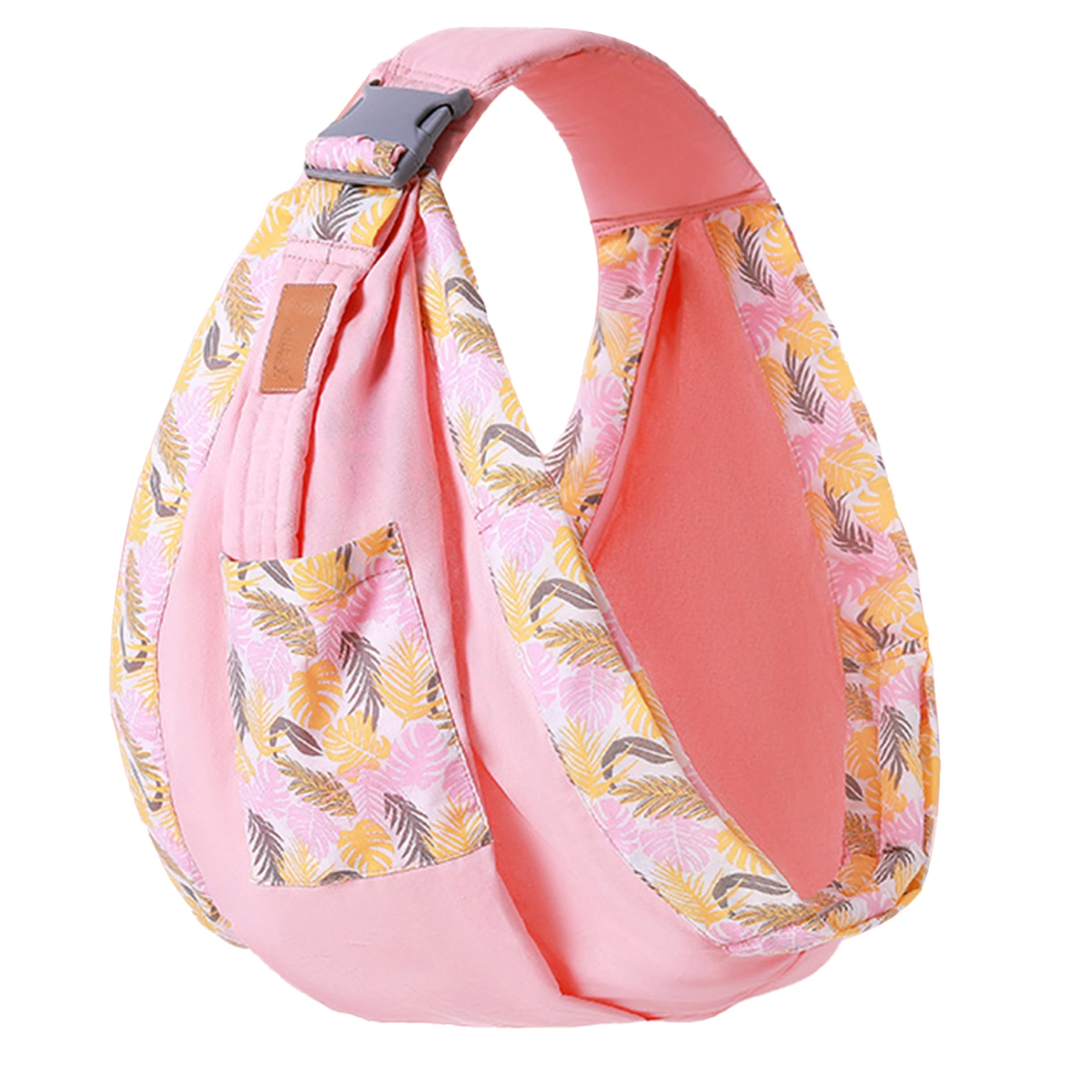 Baby Carrier Warp Cotton Skin Friendly Soft Labor Saving Baby Sling Carrier Wrap for Newborn Toddler Infant Pink