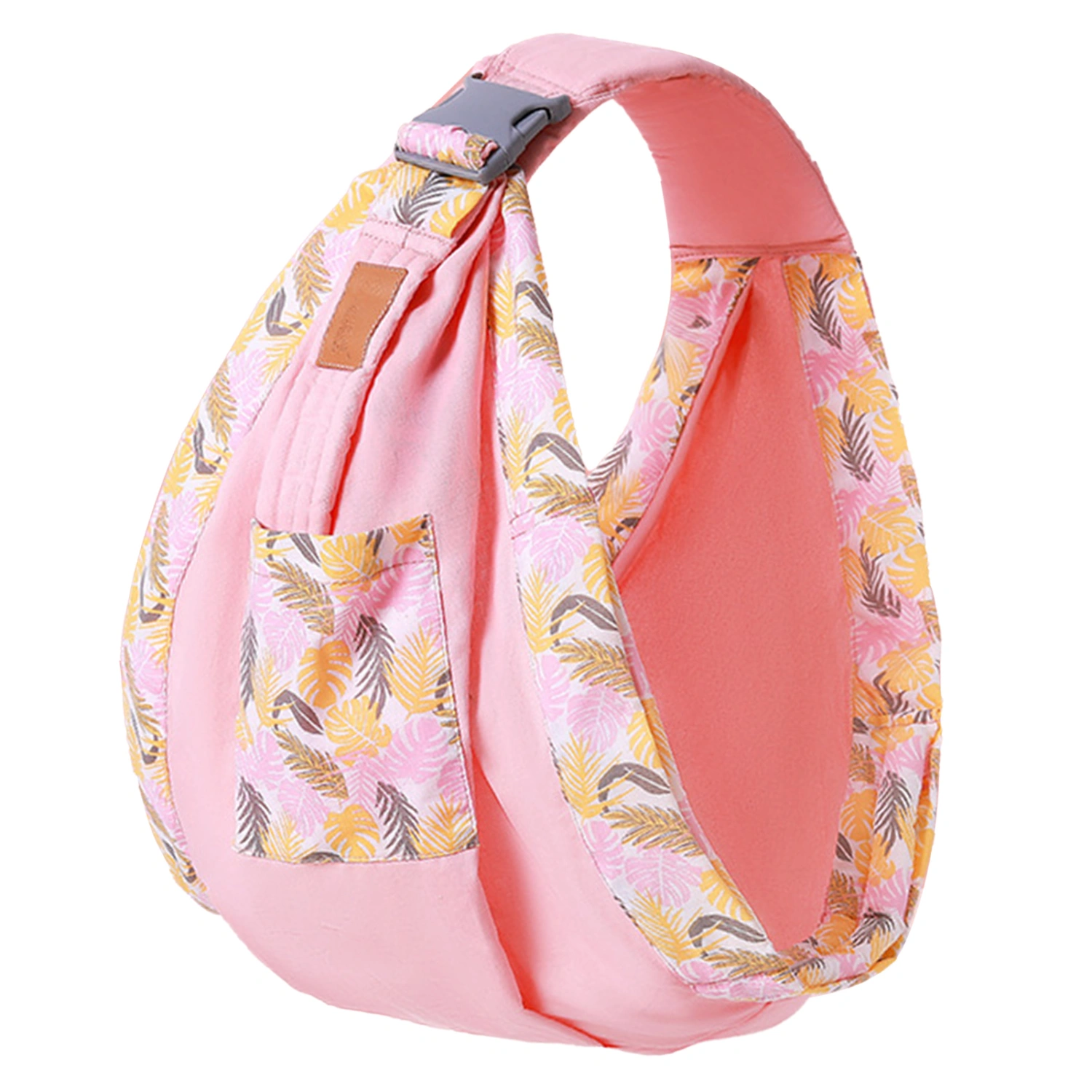 Baby Carrier Warp Cotton Skin Friendly Soft Labor Saving Baby Sling Carrier Wrap for Newborn Toddler Infant Pink