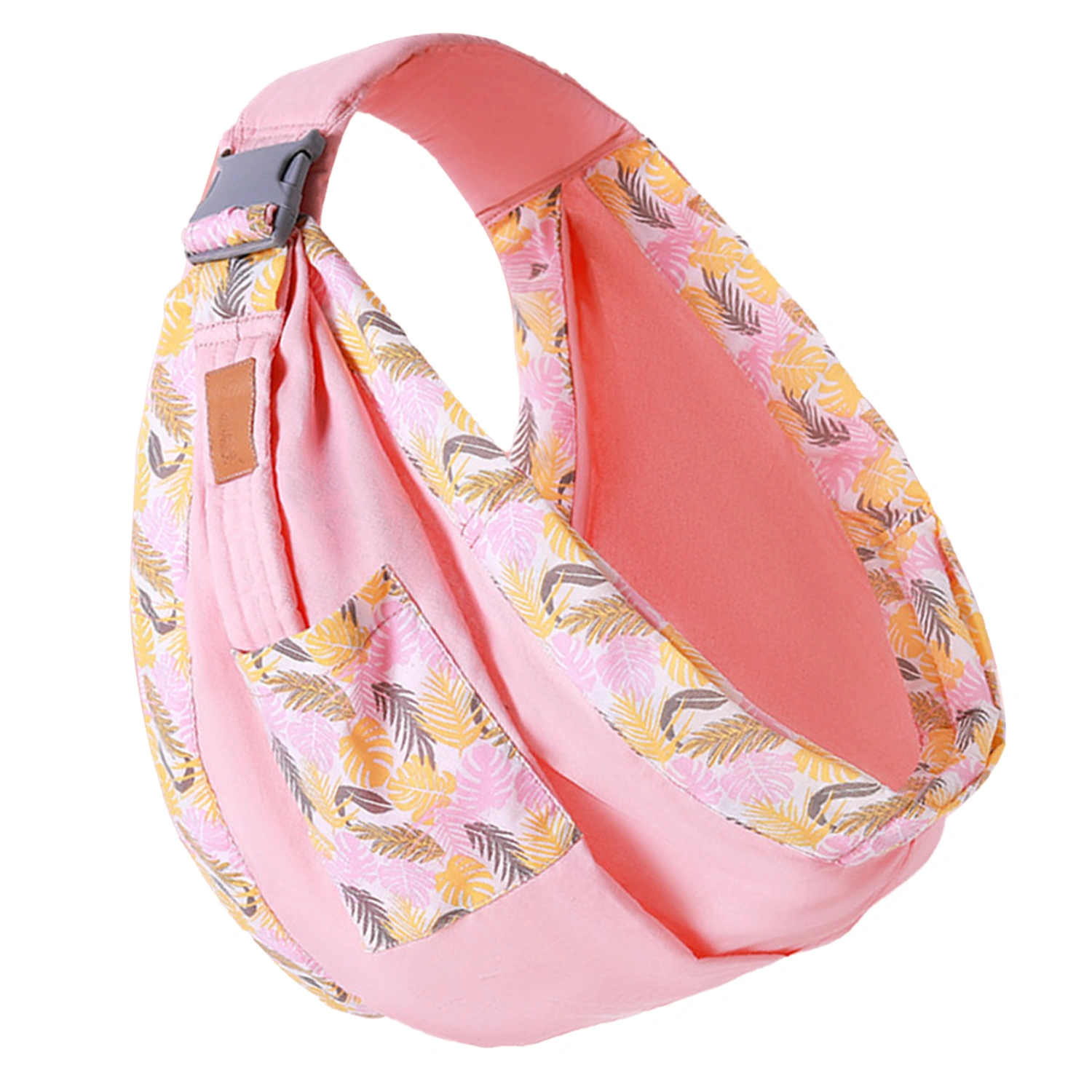 Baby Carrier Warp Cotton Skin Friendly Soft Labor Saving Baby Sling Carrier Wrap for Newborn Toddler Infant Pink