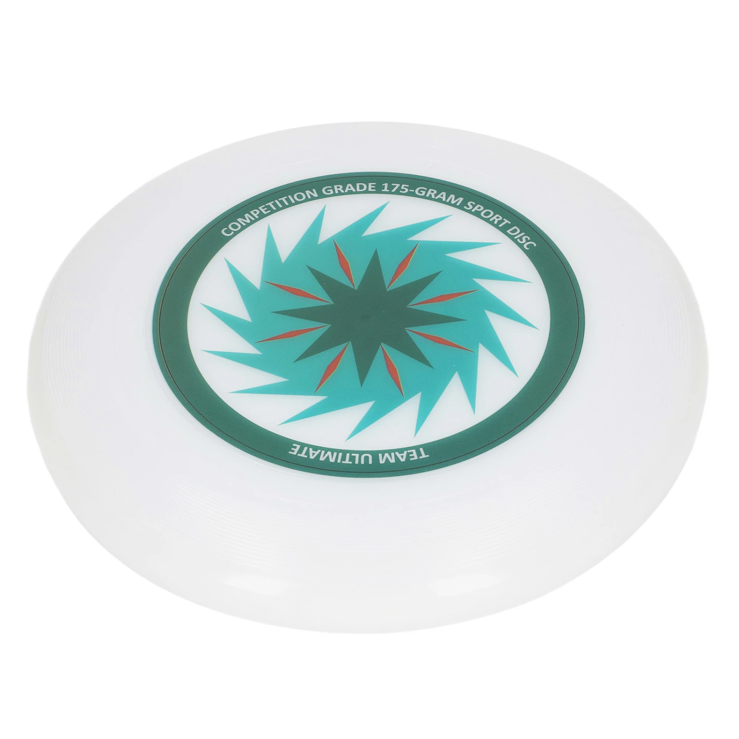 Outdoor Flying Disc Adult Portable Fitness Sports Beach Luminous Flying Disc for Competition Camping Green