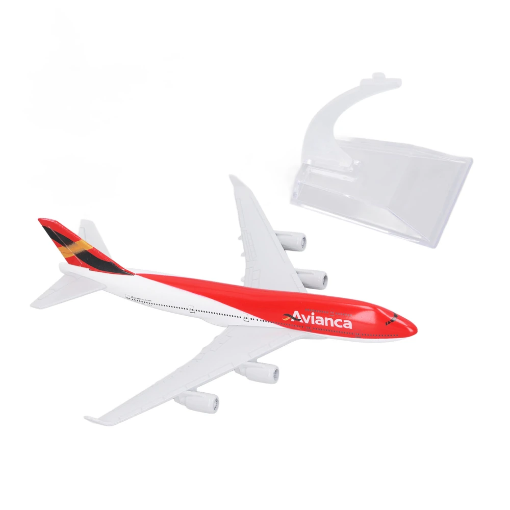 Aircraft Model Kid Adult Alloy Simulated Diecast Airplane Model Decoration with Stand for Home Toy Store