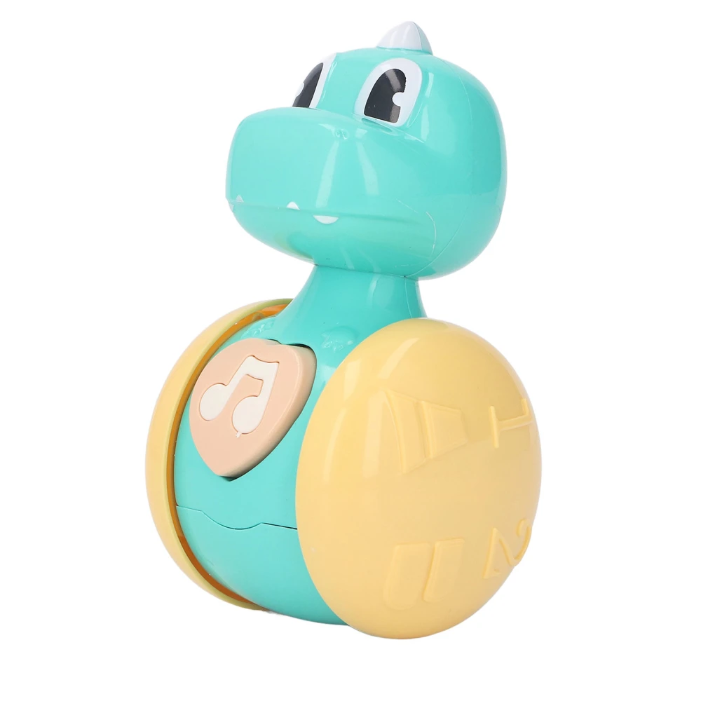 Baby Wobbler Dinosaur Toy Sensory Development Educational Cute Balance Training Early Learning Wobbling Animal Toy Cyan