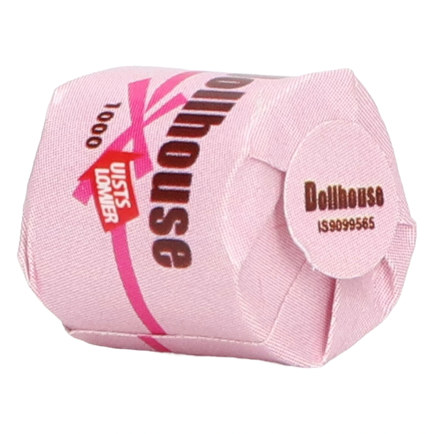 20Pcs Dollhouse Paper Towels Exquisite Realistic Portable 1:12 Miniature Scene Model Toilet Paper for Doll House Pink