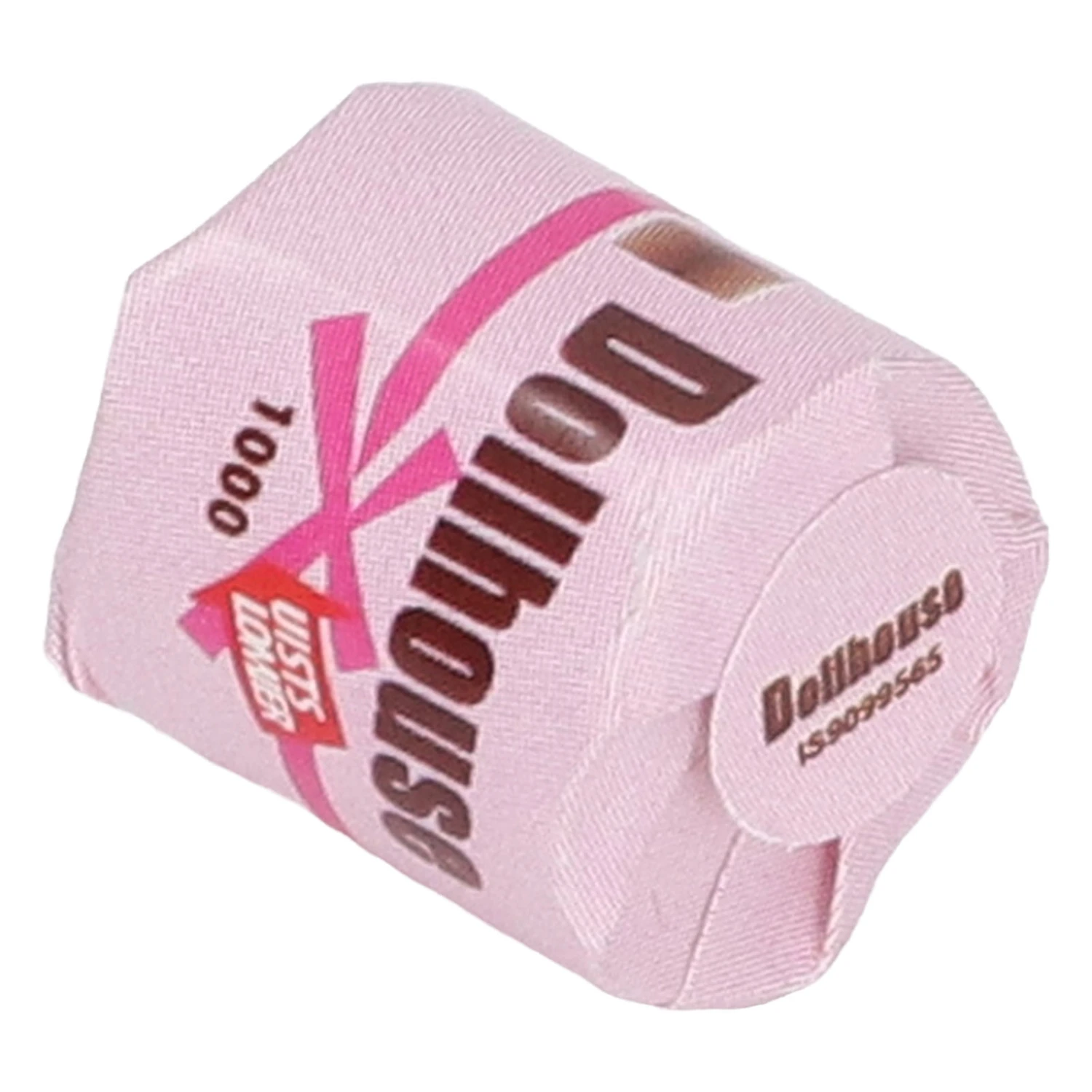 20Pcs Dollhouse Paper Towels Exquisite Realistic Portable 1:12 Miniature Scene Model Toilet Paper for Doll House Pink