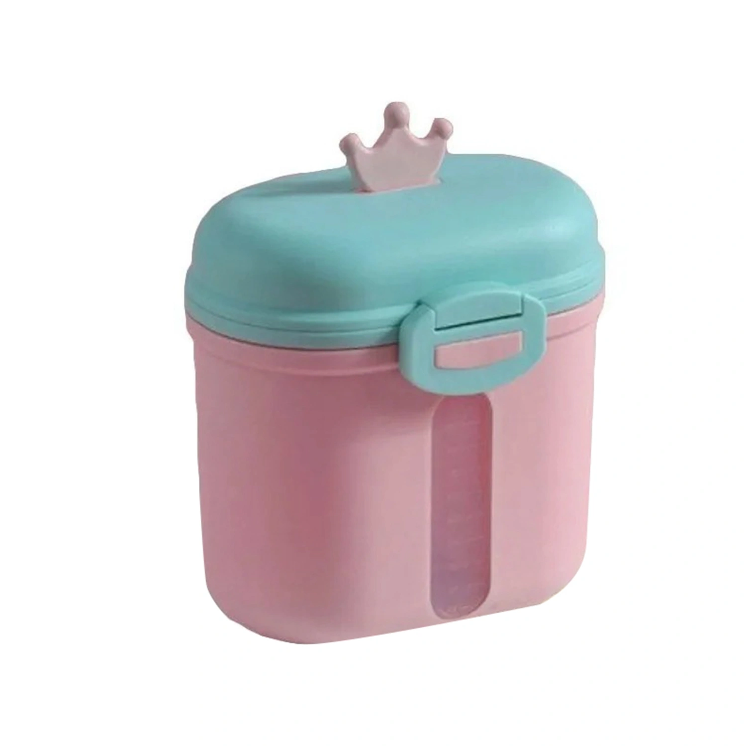 Infant Milk Powder Storage Box Portable Large Capacity Baby Milk Powder Formula Dispenser with Spoon for Baby Infant Pink