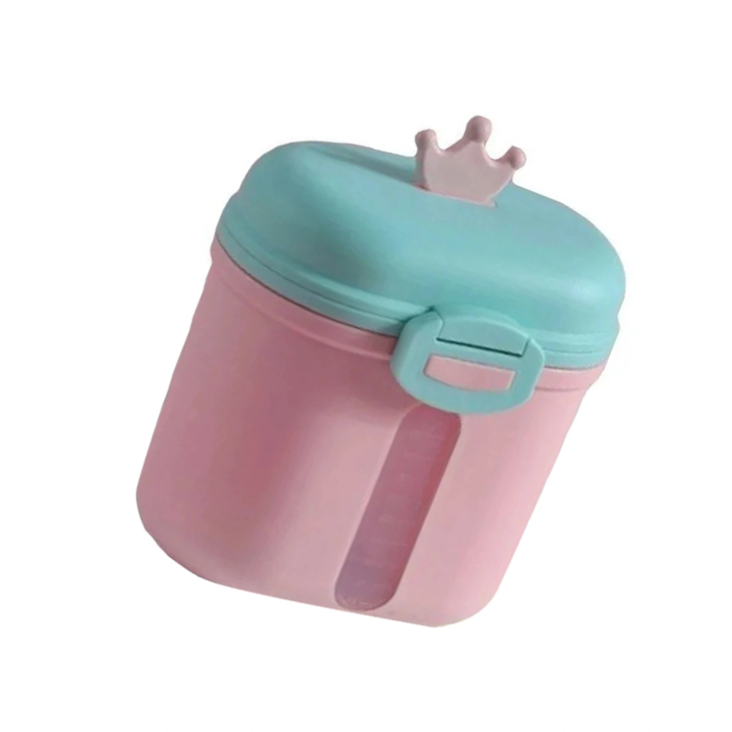 Infant Milk Powder Storage Box Portable Large Capacity Baby Milk Powder Formula Dispenser with Spoon for Baby Infant Pink