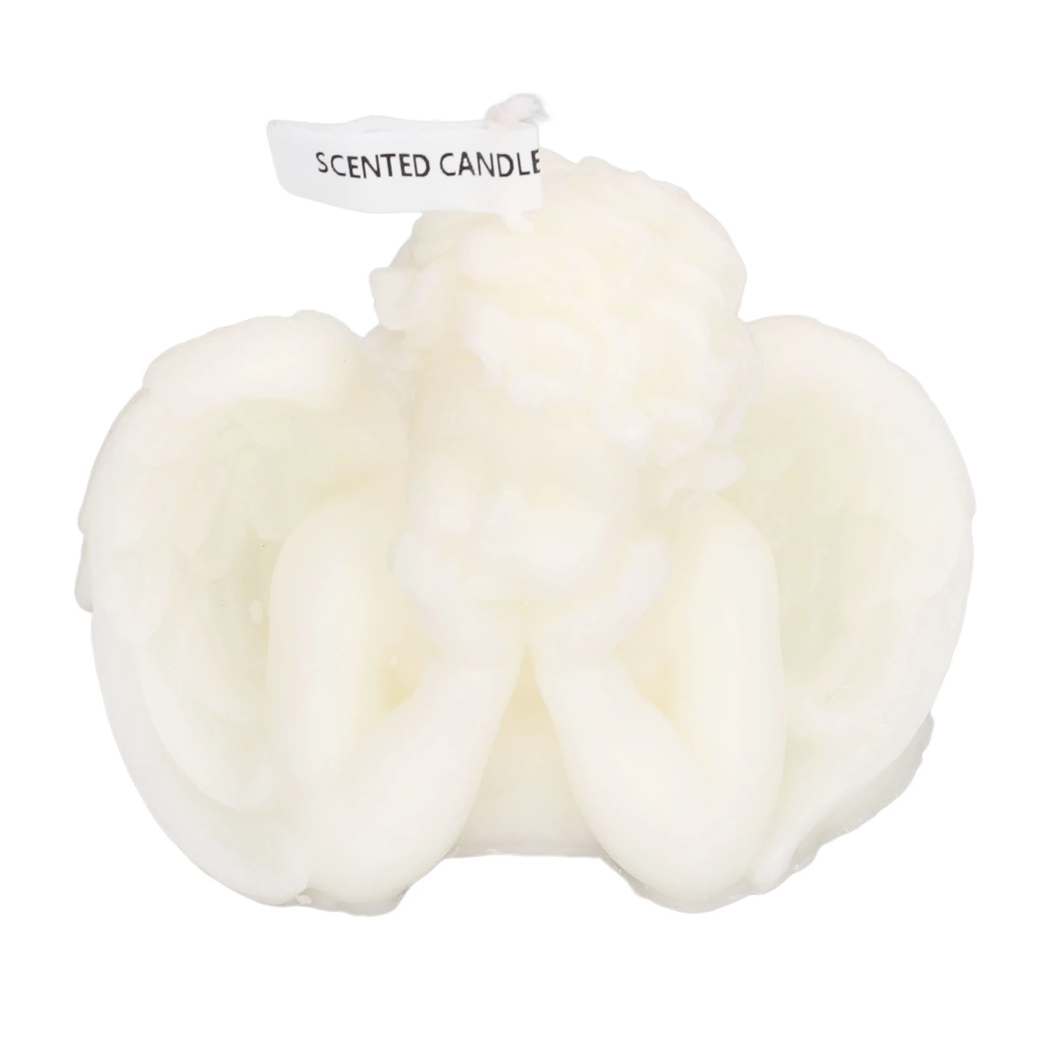 Angel Candles Soy Wax Scented Candles Cute Decorative Candles for Home Decor Bedroom Bathroom Wedding Two Hand On Cheek White
