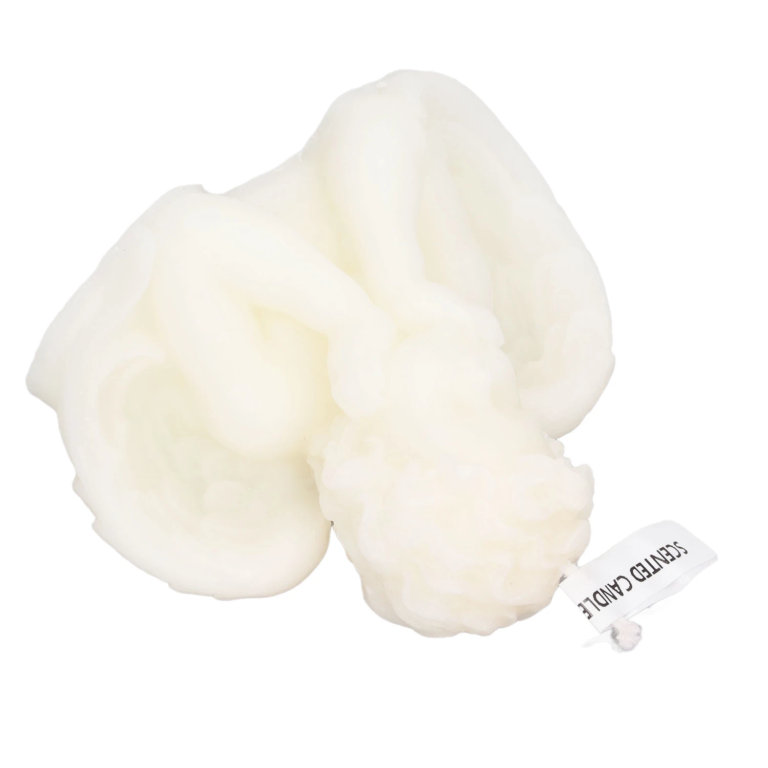 Angel Candles Soy Wax Scented Candles Cute Decorative Candles for Home Decor Bedroom Bathroom Wedding Two Hand On Cheek White