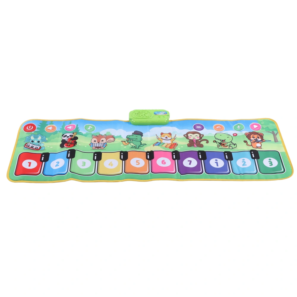 Dance Piano Mat Musical Early Educational Portable Music Mat Keyboard Toy for Babies Toddlers