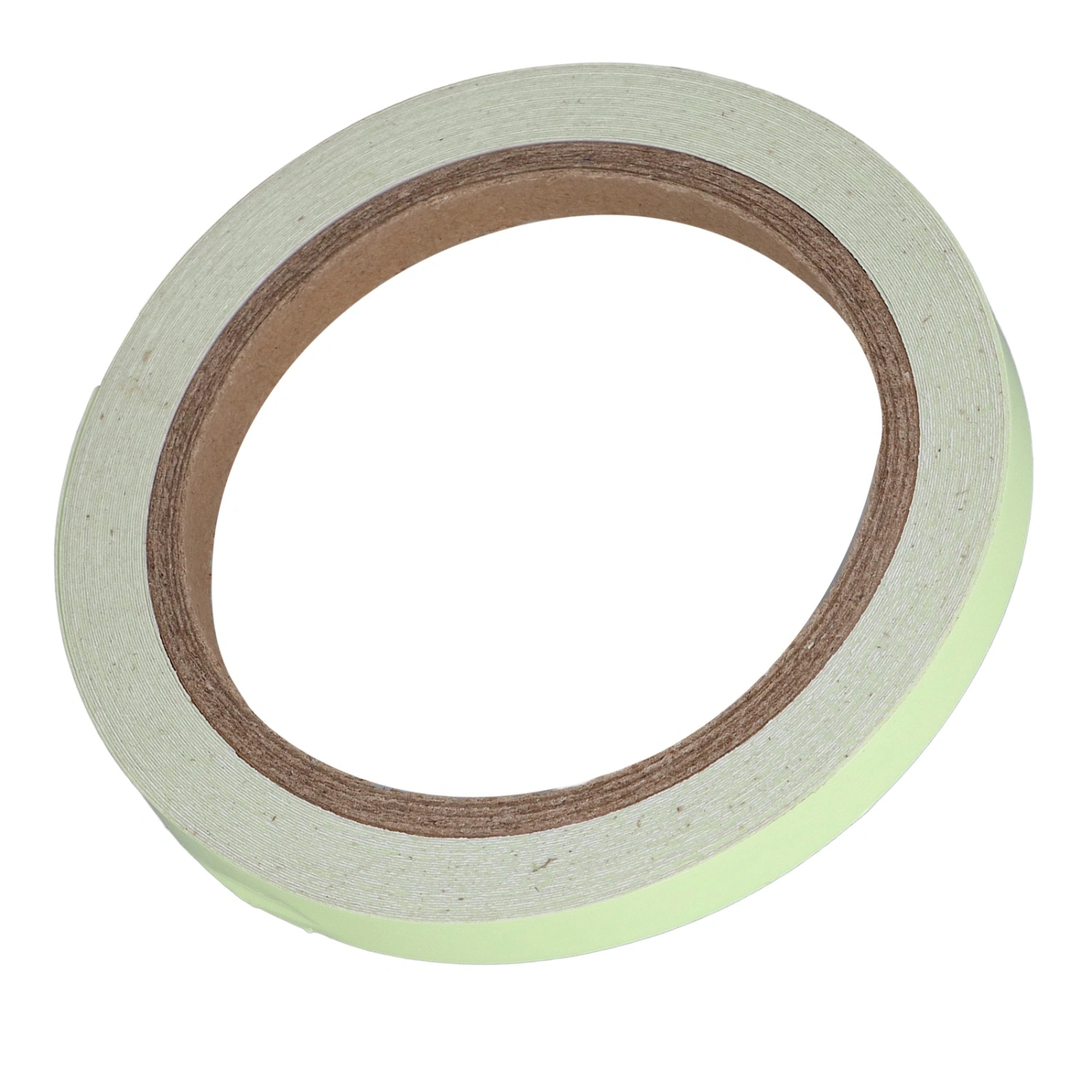 10m Length Glow in The Dark Tape Hard Light Charging Under UV Black Light Fluorescent Tape for Smooth Walls Stairs 10mm/0.39in Width Green