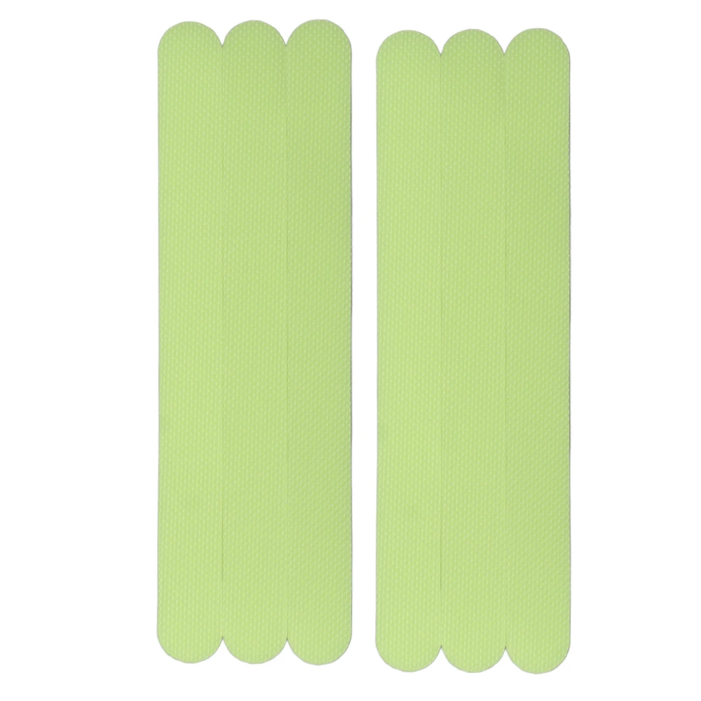 Luminous Stair Marker Glow In The Dark Self Adhesive Skidproof Luminescent Stair Tape for Bathroom Swimming Pool 6 Strip Glow Green